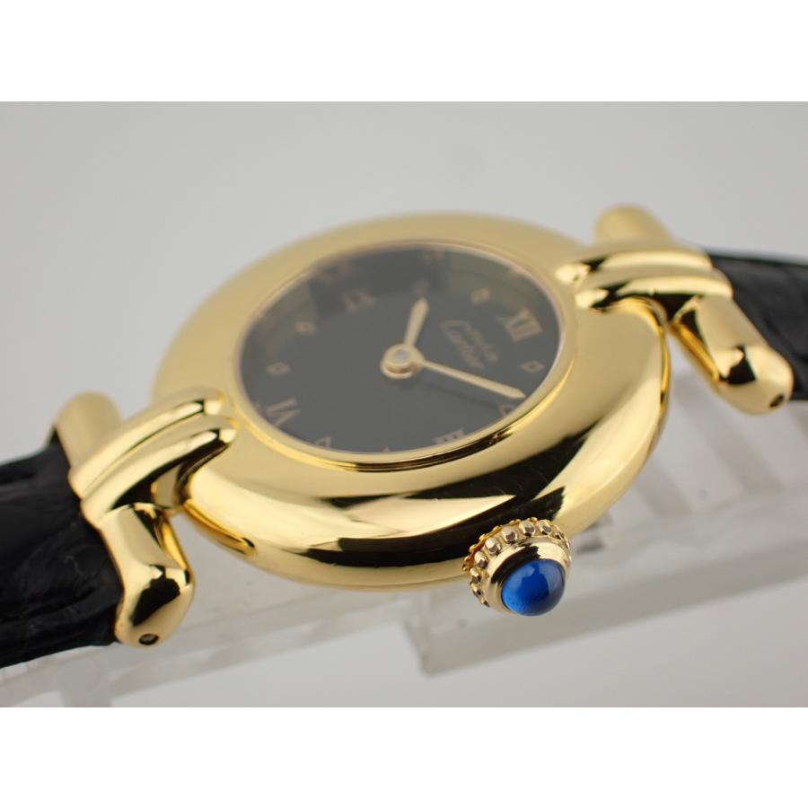 カルティエ 生産終了 マストドゥカルティエ コリゼ SM ヴェルメイユ ブラック文字盤 CRW100753 新品仕上げ済 | Cartier | 02