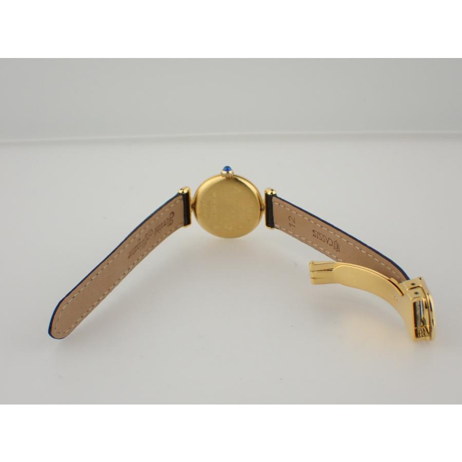 カルティエ 生産終了 マストドゥカルティエ コリゼ SM ヴェルメイユ ブラック文字盤 CRW100753 新品仕上げ済 | Cartier | 09