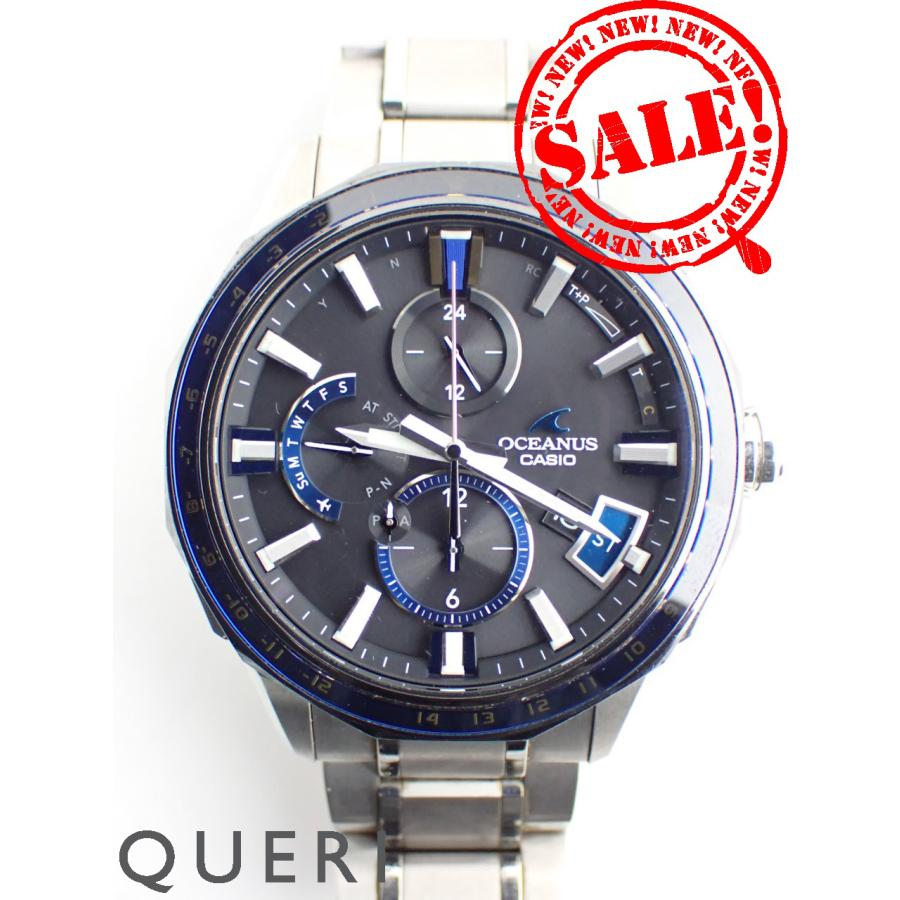 カシオ オシアナス Bluetooth搭載モデル チタン 訳有特価 OCW-G2000G-1AJF 中古 | OCEANUS