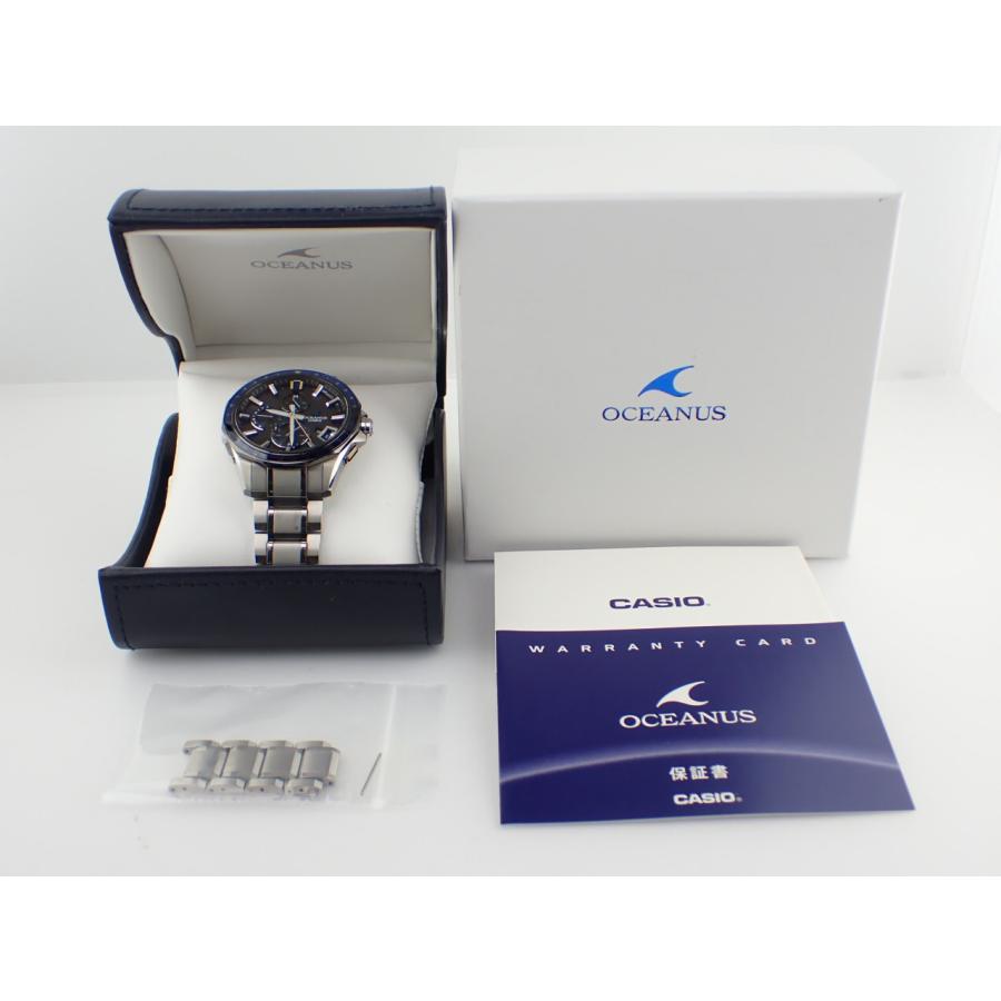 カシオ オシアナス Bluetooth搭載モデル チタン 訳有特価 OCW-G2000G-1AJF 中古 | OCEANUS | 11