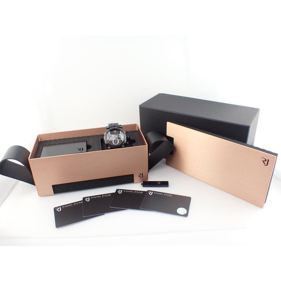 ロマンジェローム 生産終了 ムーンダスト DNA ブラック文字盤 RJ.M.CH.001.01 中古美品 | ROMAIN JEROME | 11