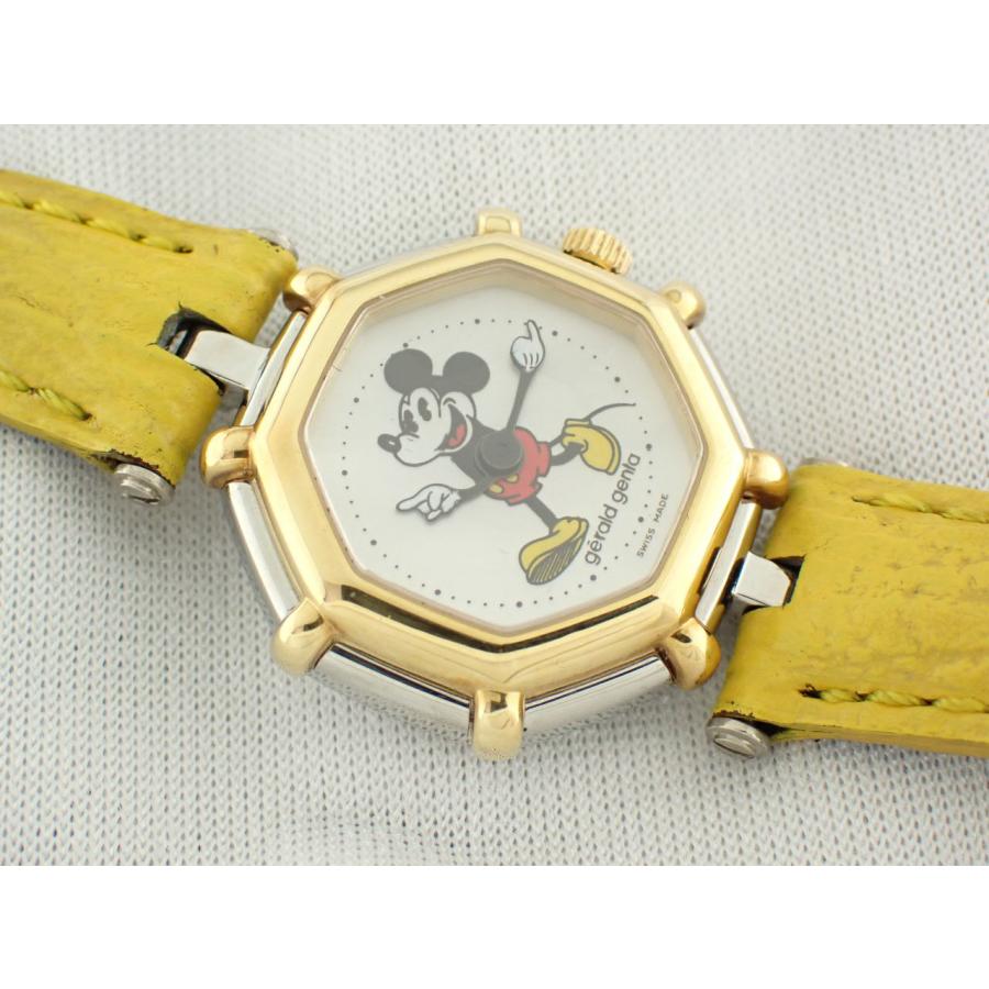 ジェラルド・ジェンタ レトロファンタジー ミッキーマウス ホワイトシェル G3499.7 新品仕上げ済 | ジェラルド・ジェンタ | 01