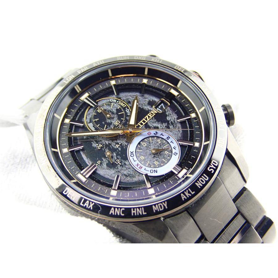 シチズン アテッサ 限定モデル　AT8185-71E　美品　HAKUTO-R ATTESA HAKUTO-R Black Dial Super Titanium Bracelet AT8185