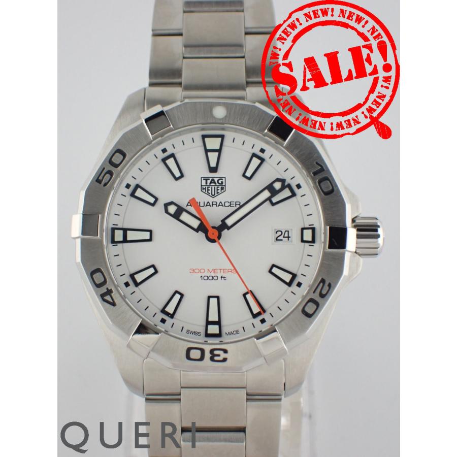 電池交換済 TAG Heuer タグホイヤー アクアレーサー WAF1414 BA0823 デイト 300m防水 白 ホワイト シェル SS ステンレス レディース クォーツ【6ヶ月保証】【腕時計】【中古】 4597696_3.jpg
