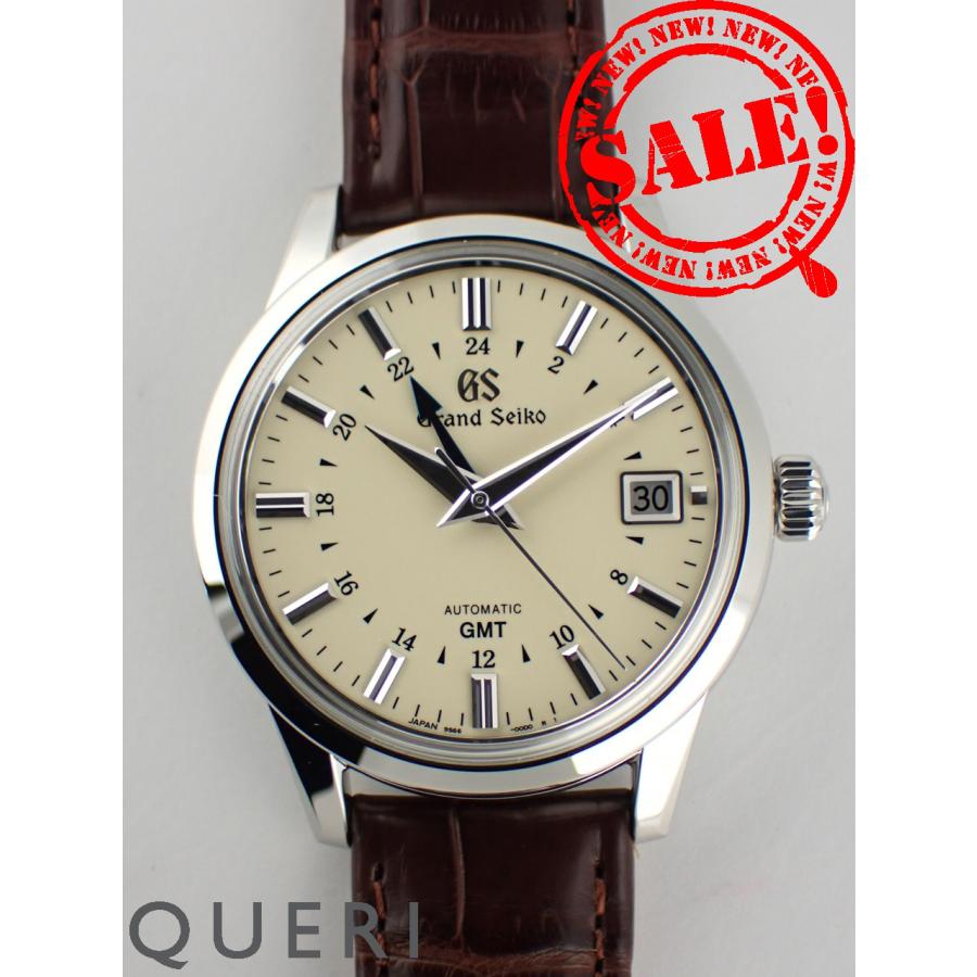 グランドセイコー Grand Seiko エレガンスコレクション 9Sメカニカル GMT SBGM221(9S66-00A0) アイボリー ステンレススチール 自動巻き メンズ 腕時計 Grand Seiko グランドセイコー エレガンスコレクション 9Sメカニカル