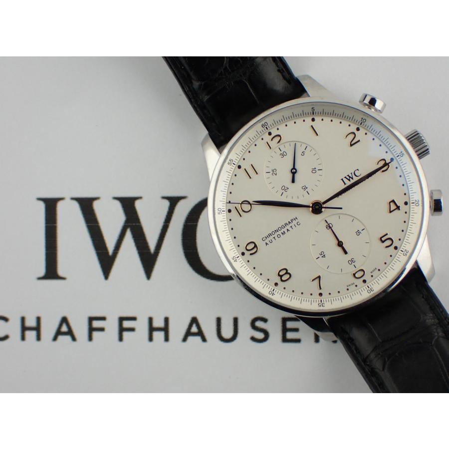 IWC ポルトギーゼ クロノグラフ オートマティック ホワイト文字盤 IW371401 新品仕上げ済 | ポルトギーゼ | 11