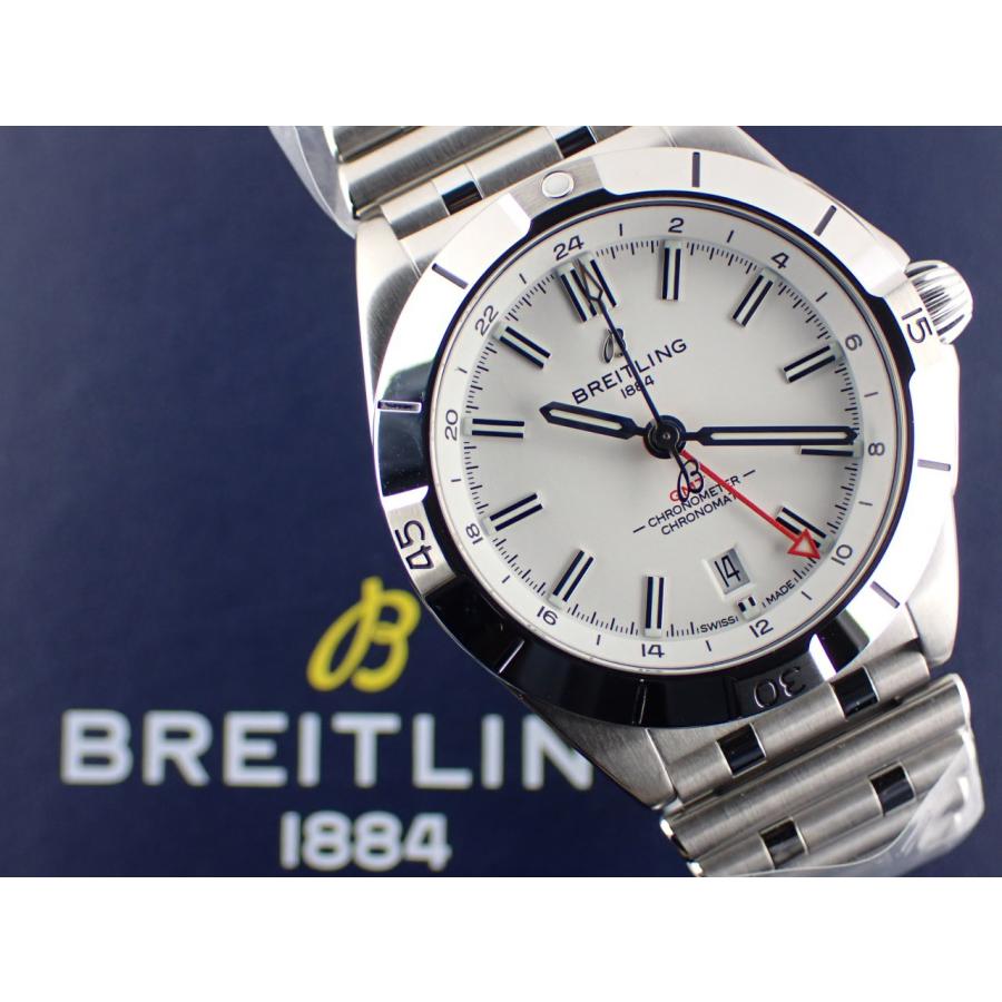 ブライトリング Breitling腕時計 クロノマット A32398 BREITLINGのクロノマット オートマチック GMT 40「A32398101B1A1