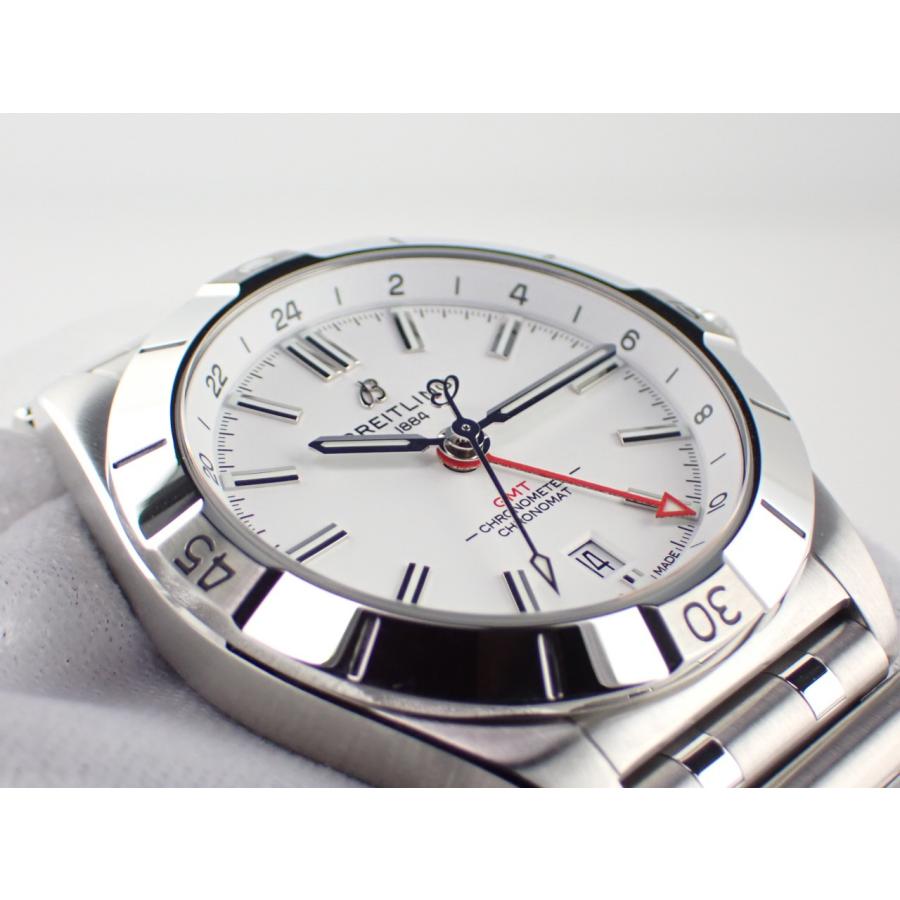 クロノマット ブライトリング オートマチック GMT 40 ホワイト文字盤