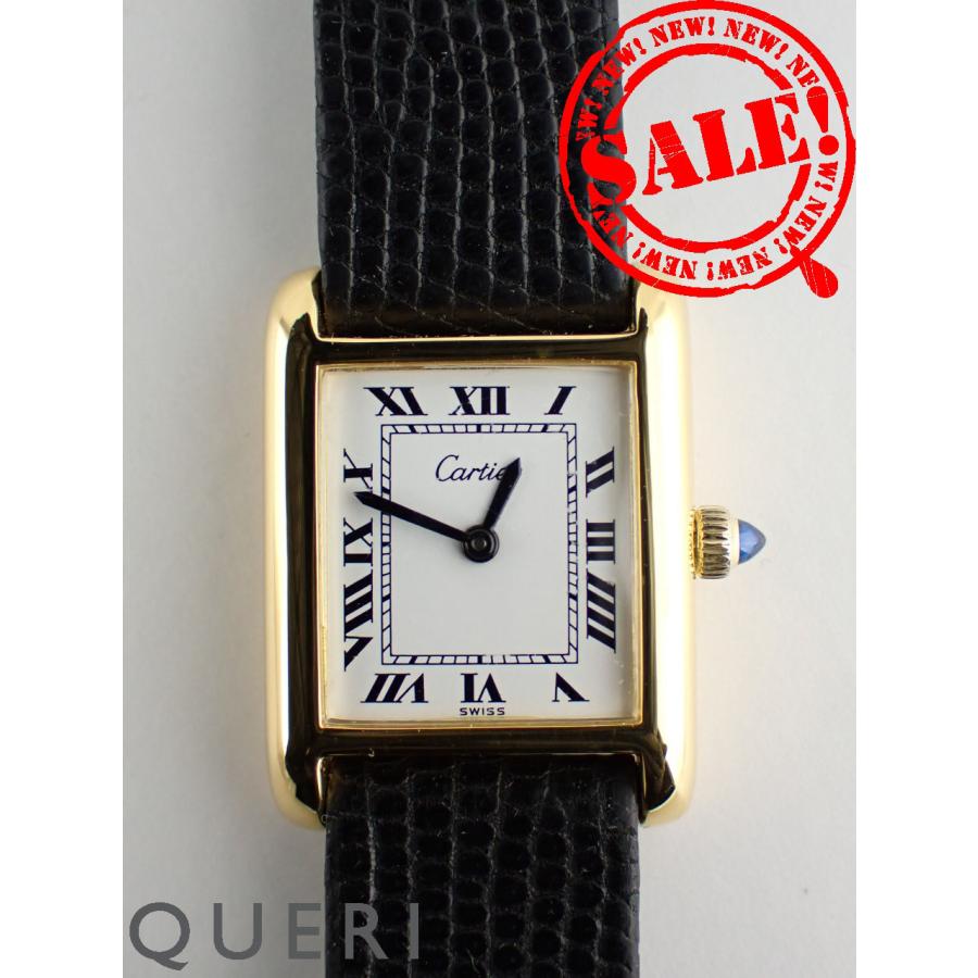 カルティエ 希少 初期 マストタンク SM 手巻き ホワイト文字盤 新品仕上げ済 | TANK（Cartier）