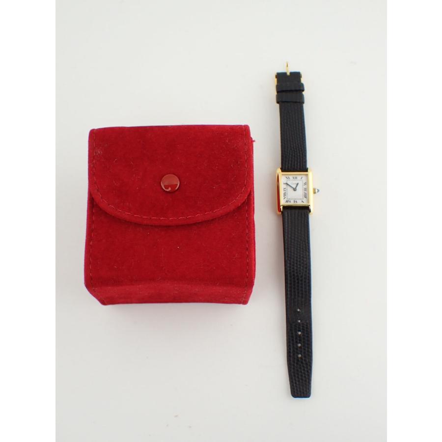 カルティエ 希少 初期 マストタンク SM 手巻き ホワイト文字盤 新品仕上げ済 | TANK（Cartier） | 10