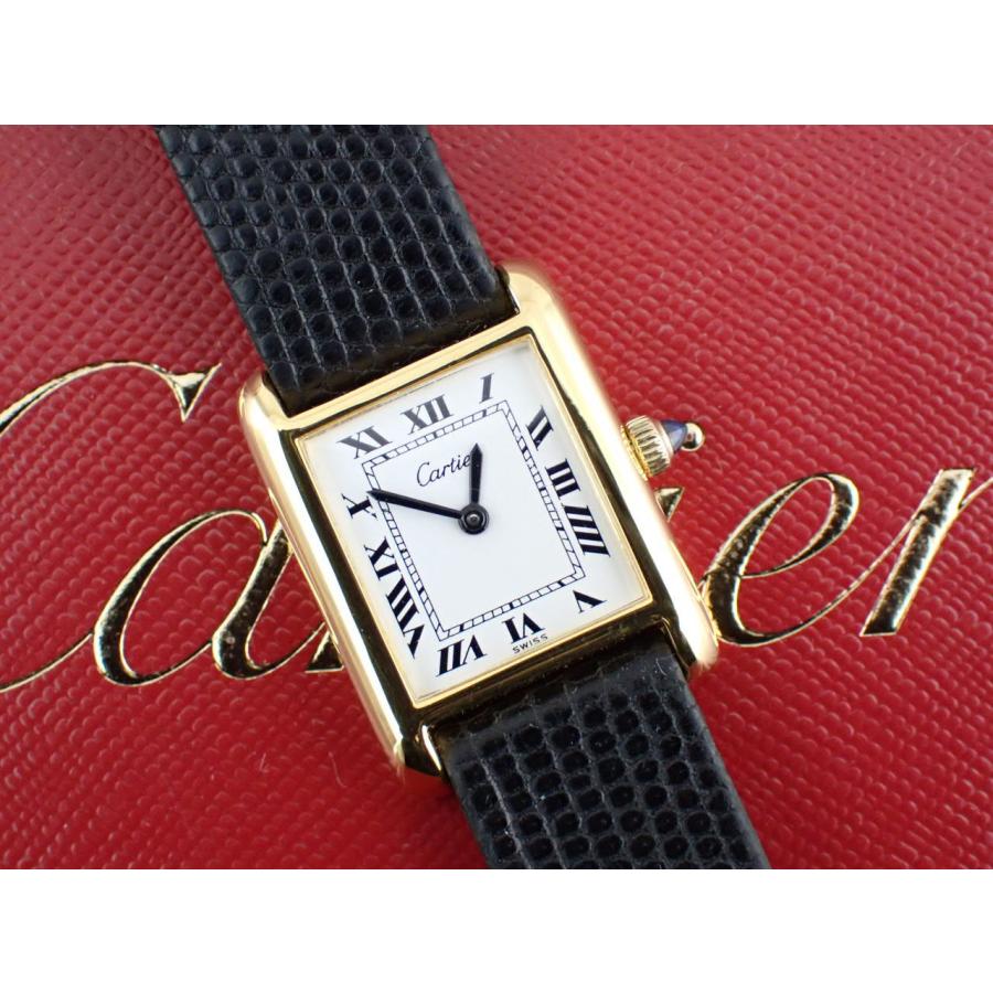 カルティエ 希少 初期 マストタンク SM 手巻き ホワイト文字盤 新品仕上げ済 | TANK（Cartier） | 11