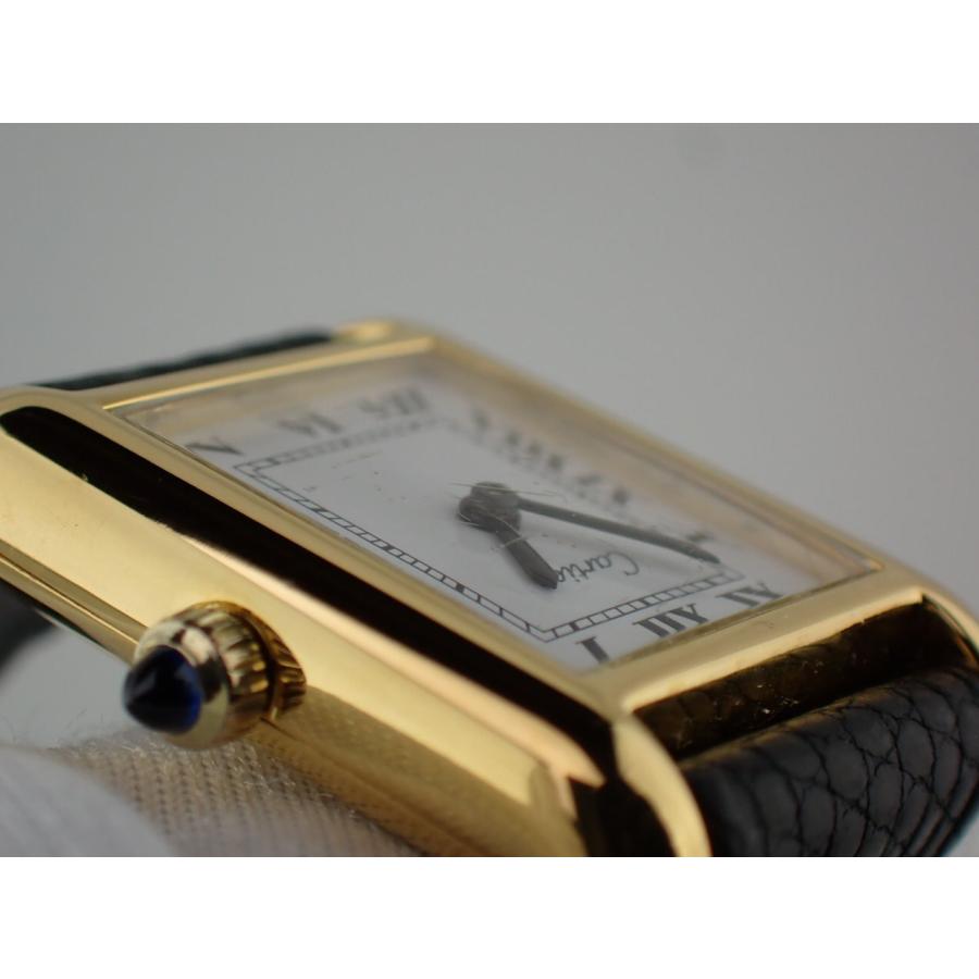 カルティエ 希少 初期 マストタンク SM 手巻き ホワイト文字盤 新品仕上げ済 | TANK（Cartier） | 15