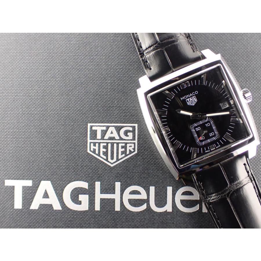 TAG HEUER タグホイヤー 腕時計 メンズ TAG HEUER（タグ・ホイヤー） モナコ クオーツ スクエア ブラック文字