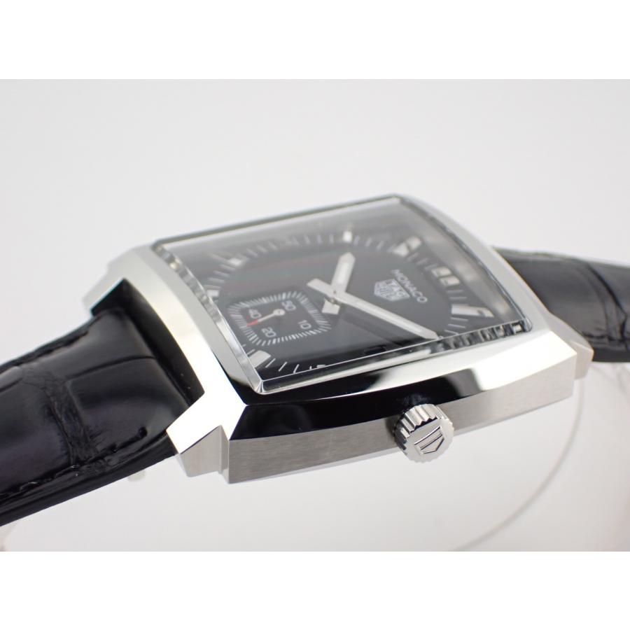 TAG HEUER（タグ・ホイヤー） モナコ クオーツ スクエア ブラック文字