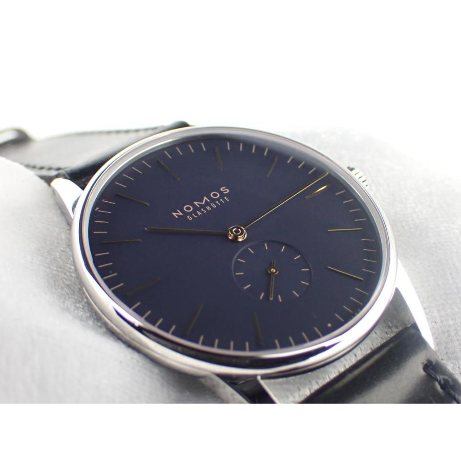 ノモス オリオン 38 ミッドナイトブルー OR1A3BL238 新品 | NOMOS GLASHUETTE | 01
