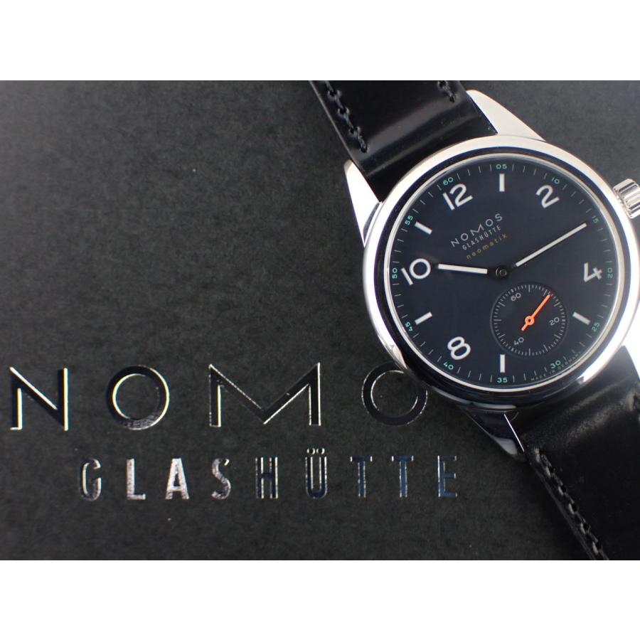 ノモス クラブ ネオマティック ブラック文字盤 CL130011AT2 新品 | NOMOS GLASHUETTE | 12