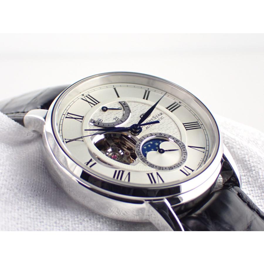 オリエント メカニカルムーンフェイズ パワーリザーブ メンズ  ホワイトダイヤル RK-AY0101S新品 | ORIENT | 01