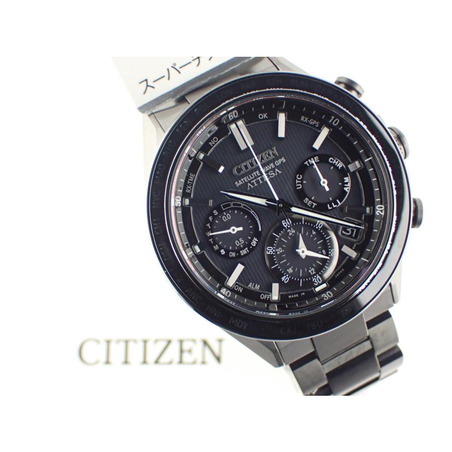 【公式】 シチズン アテッサ アクトライン ブラックチタンシリーズ CC4055-65E(F950-0029S01) 新品 【E2564739315】(92356円)