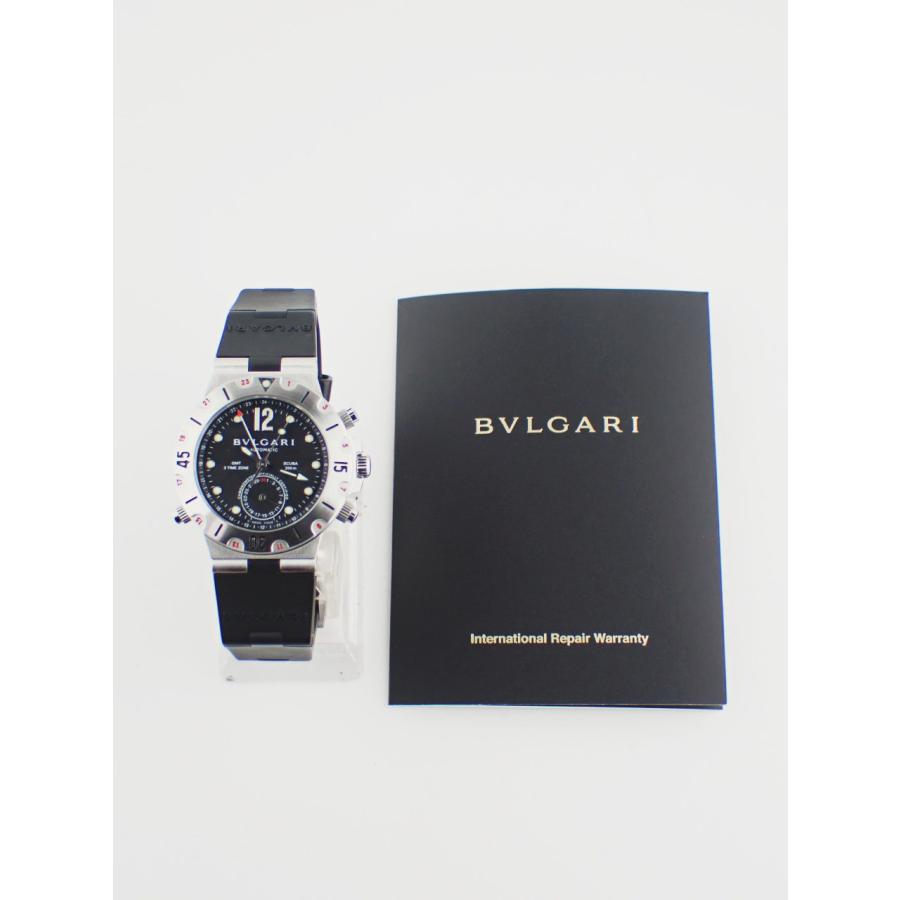 ブルガリ 生産終了 ディアゴノ スクーバ GMT ブラック文字盤 SD38SGMT 新品仕上げ済 | BVLGARI | 11