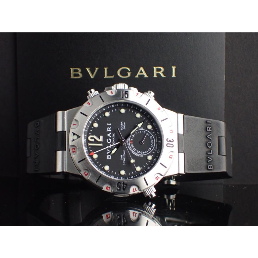 ブルガリ 生産終了 ディアゴノ スクーバ GMT ブラック文字盤 SD38SGMT 新品仕上げ済 | BVLGARI | 13