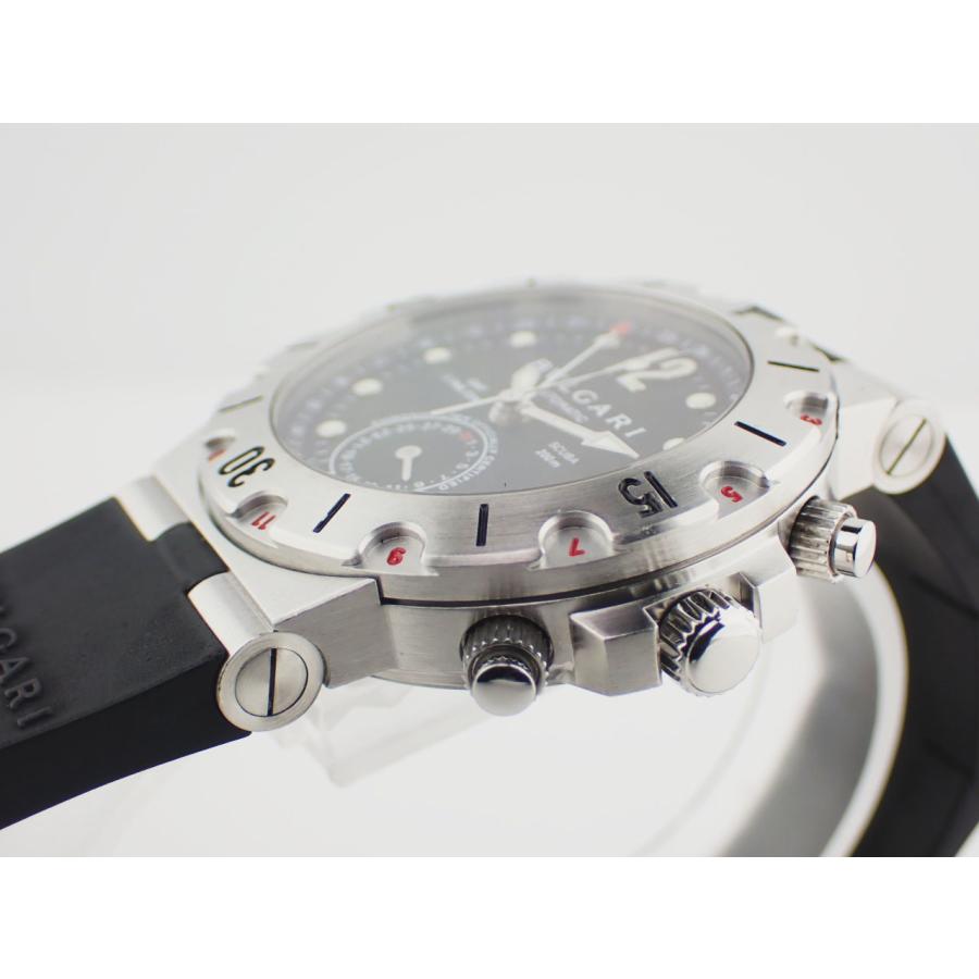 ブルガリ 生産終了 ディアゴノ スクーバ GMT ブラック文字盤 SD38SGMT 新品仕上げ済 | BVLGARI | 02