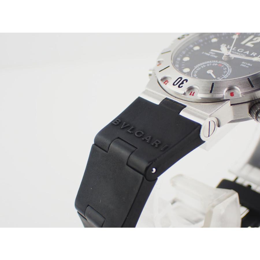 ブルガリ 生産終了 ディアゴノ スクーバ GMT ブラック文字盤 SD38SGMT 新品仕上げ済 | BVLGARI | 03