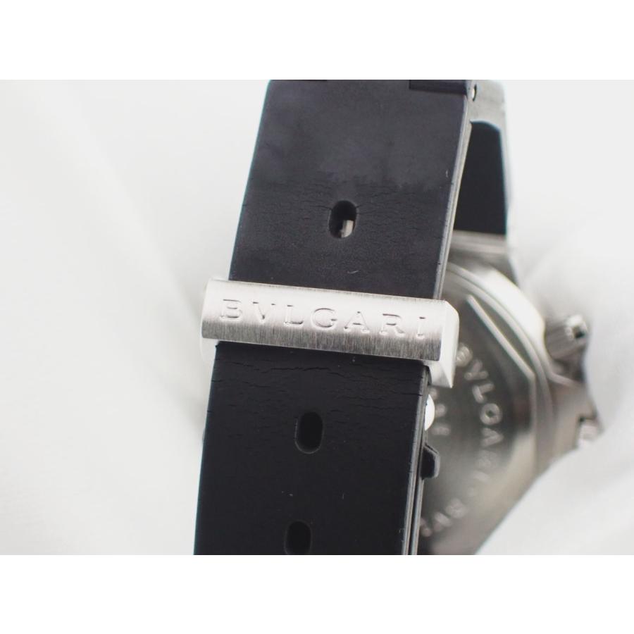 ブルガリ 生産終了 ディアゴノ スクーバ GMT ブラック文字盤 SD38SGMT 新品仕上げ済 | BVLGARI | 08