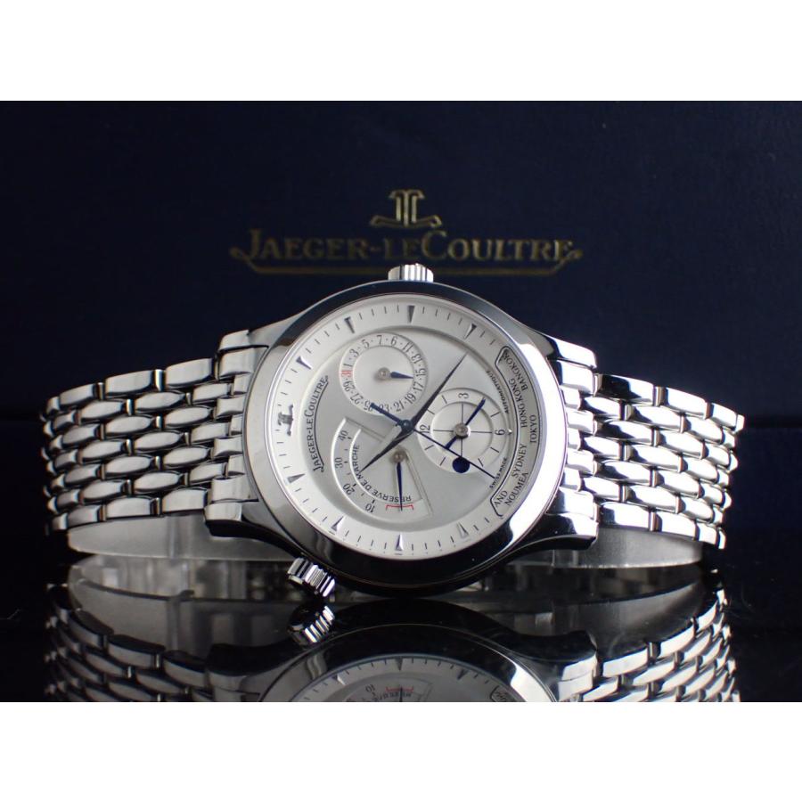 ジャガールクルト マスタージオグラフィーク 生産終了 シルバー文字盤 メンズ Q1428120(142.8.92) 新品仕上げ済 | JAEGER-LECOULTRE | 12