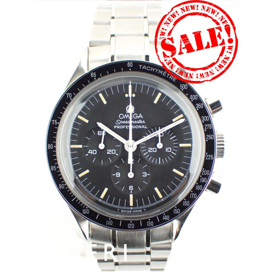 オメガ スピードマスター プロフェッショナル ブラック文字盤 メンズ  ST145.0022 新品仕上げ済 | OMEGA
