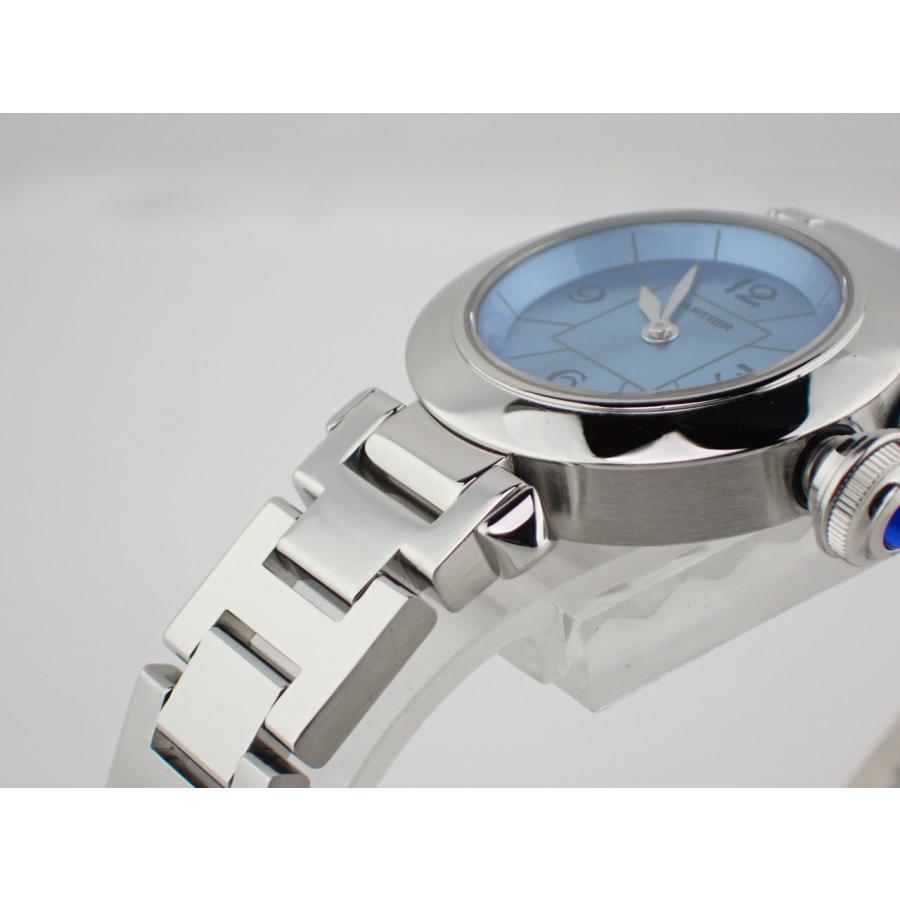 カルティエ ミスパシャ 1周年記念モデル レディース ブルー文字盤 W3140024 新品仕上げ済 | Cartier | 03