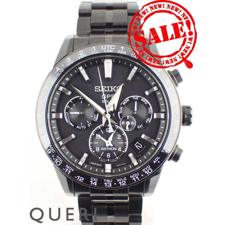 ASTRON セイコー アストロン デュアルタイム チタン GPS ブラック文字