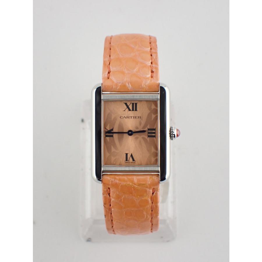 カルティエ タンクソロ SM クォーツ オレンジ文字盤 W1019455 新品仕上げ済 | TANK（Cartier） | 10