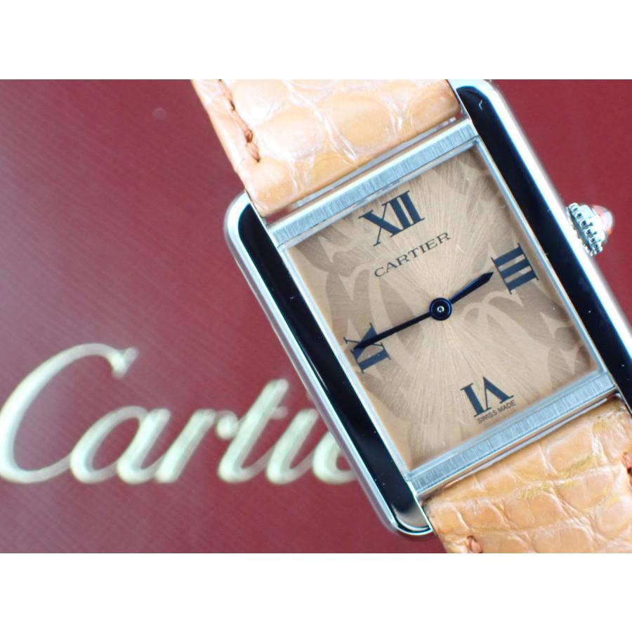 カルティエ タンクソロ SM クォーツ オレンジ文字盤 W1019455 新品仕上げ済 | TANK（Cartier） | 11