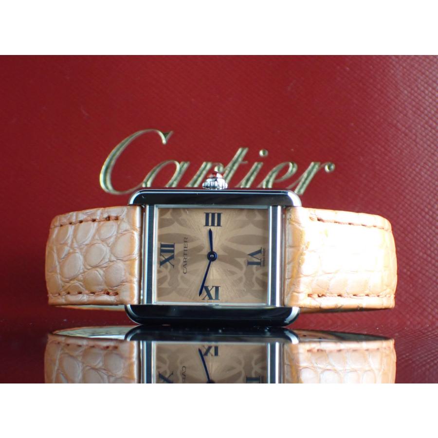 カルティエ タンクソロ SM クォーツ オレンジ文字盤 W1019455 新品仕上げ済 | TANK（Cartier） | 12