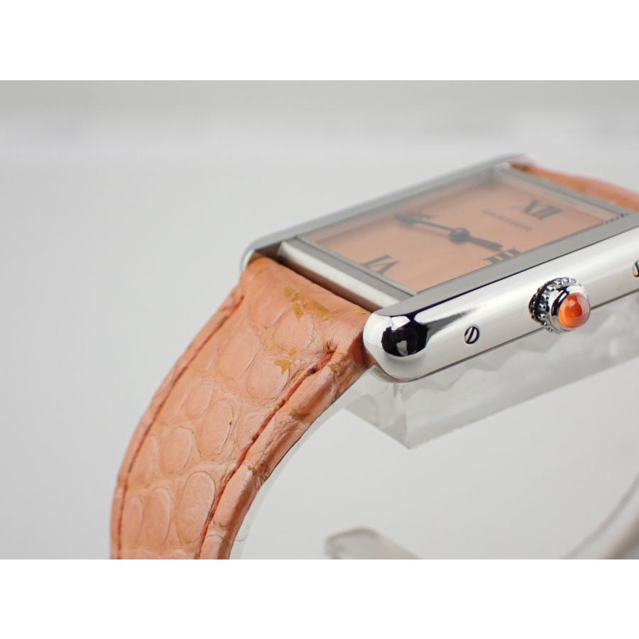 カルティエ タンクソロ SM クォーツ オレンジ文字盤 W1019455 新品仕上げ済 | TANK（Cartier） | 03