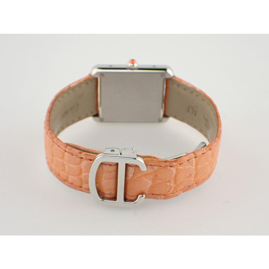 カルティエ タンクソロ SM クォーツ オレンジ文字盤 W1019455 新品仕上げ済 | TANK（Cartier） | 09