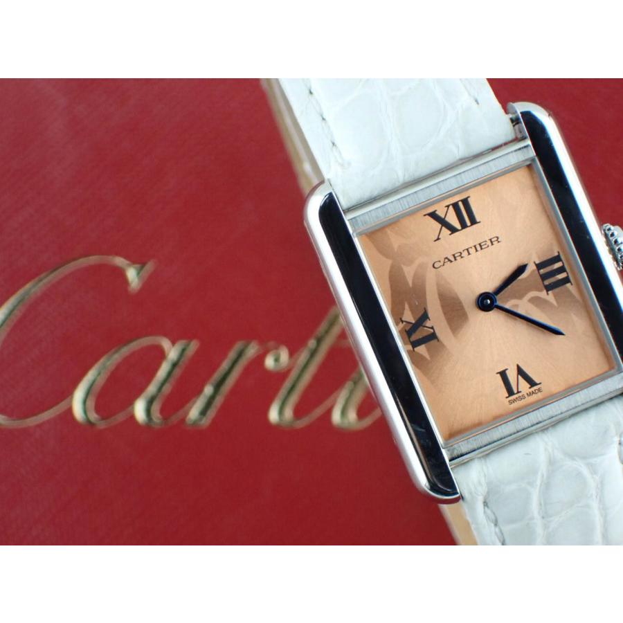 カルティエタンクソロ SMクォーツ オレンジ文字盤 限定モデルW1019455 新品仕上げ済 | TANK（Cartier） | 11