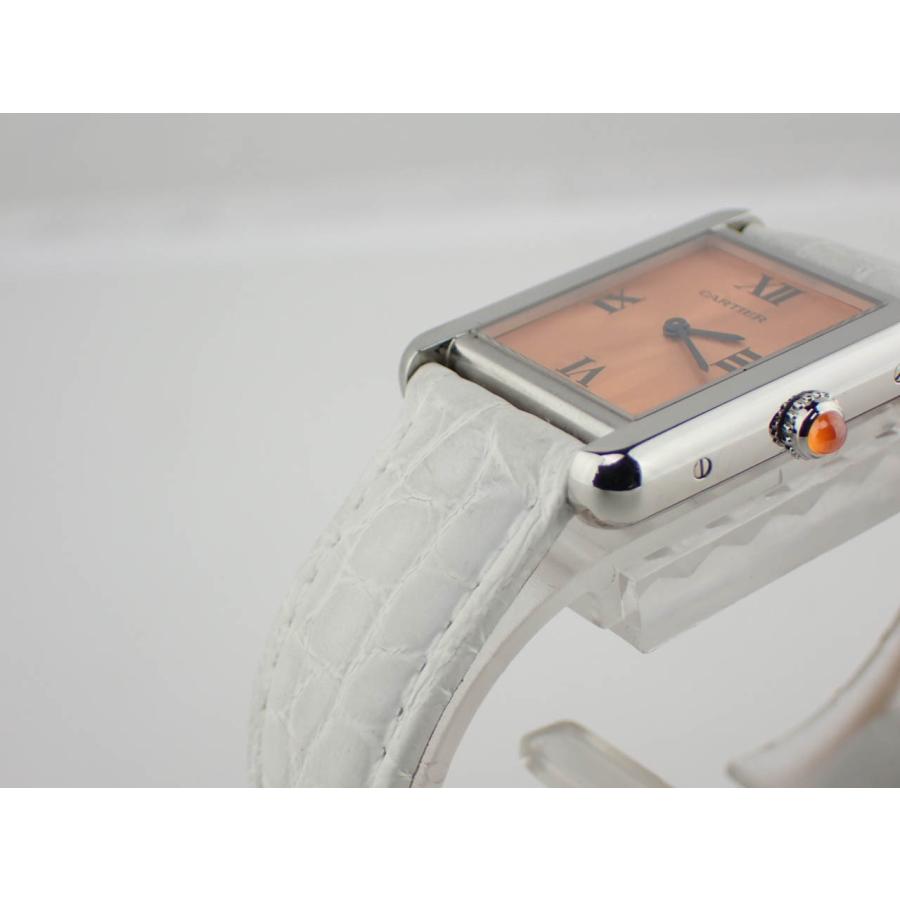 カルティエタンクソロ SMクォーツ オレンジ文字盤 限定モデルW1019455 新品仕上げ済 | TANK（Cartier） | 03