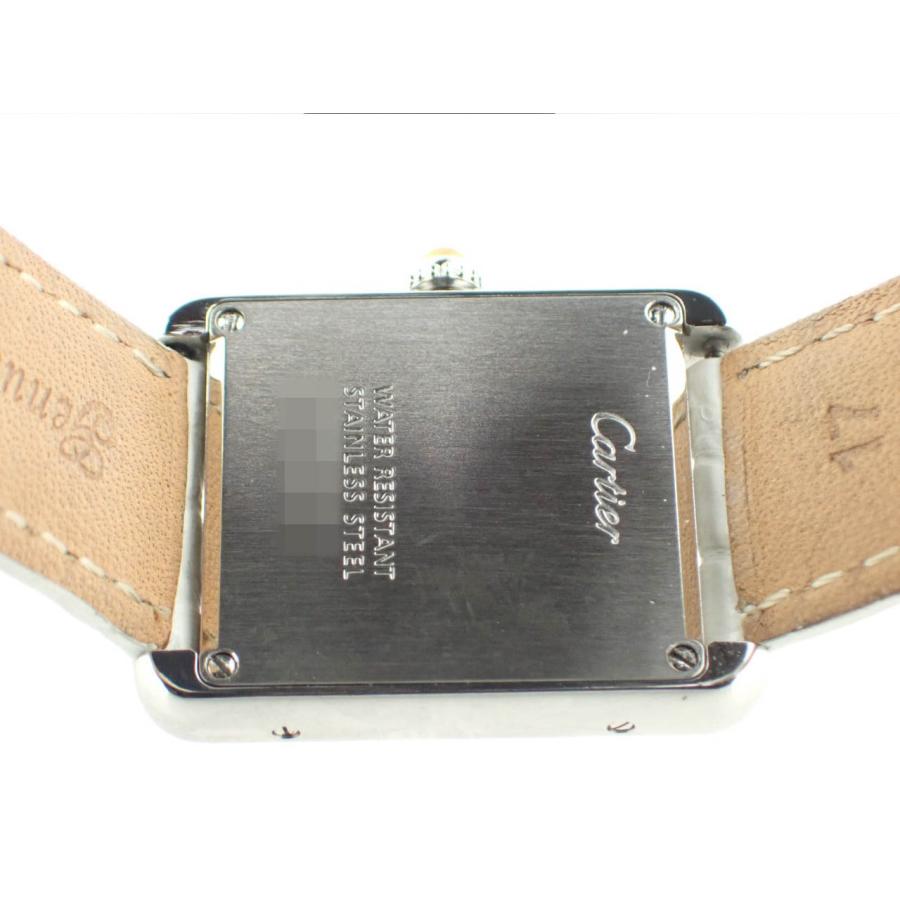 カルティエタンクソロ SMクォーツ オレンジ文字盤 限定モデルW1019455 新品仕上げ済 | TANK（Cartier） | 07