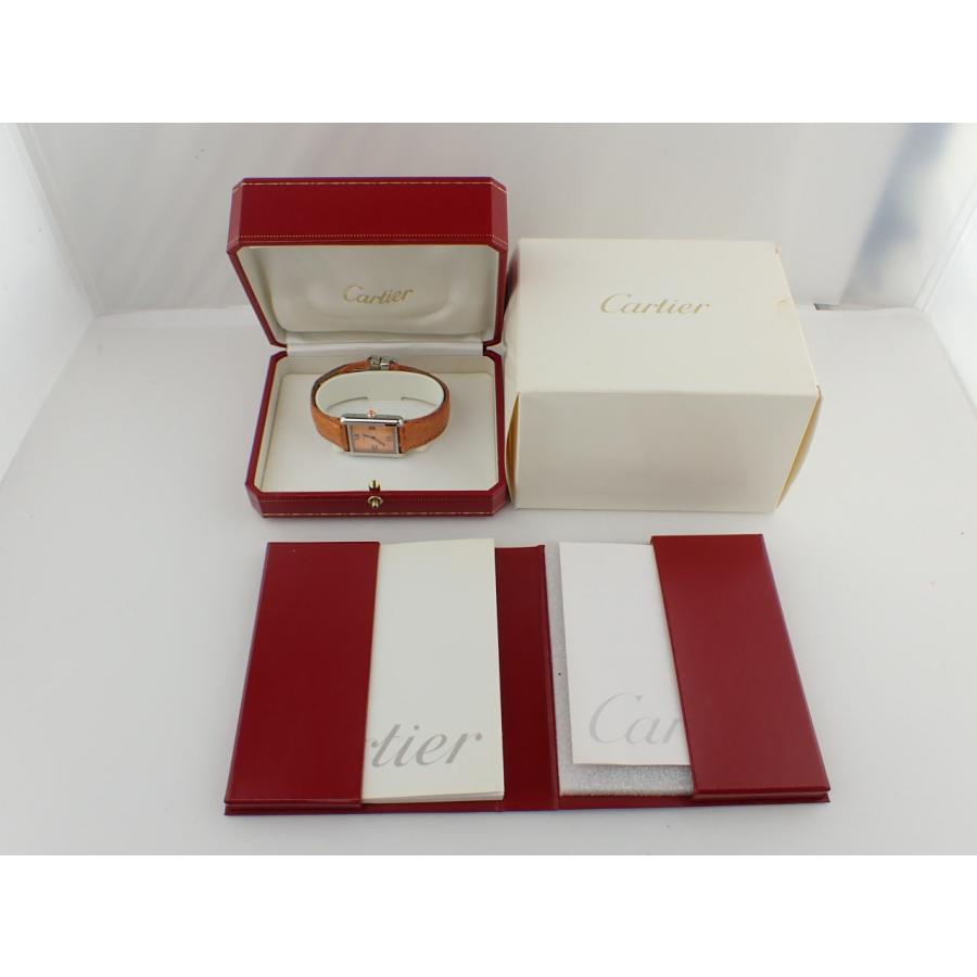 カルティエ タンクソロ SM クォーツ オレンジ文字盤 W1019455 新品仕上げ済 | TANK（Cartier） | 10