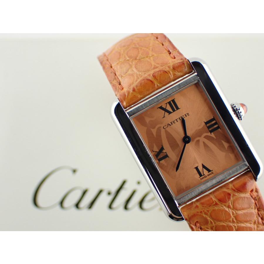 カルティエ タンクソロ SM クォーツ オレンジ文字盤 W1019455 新品仕上げ済 | TANK（Cartier） | 11