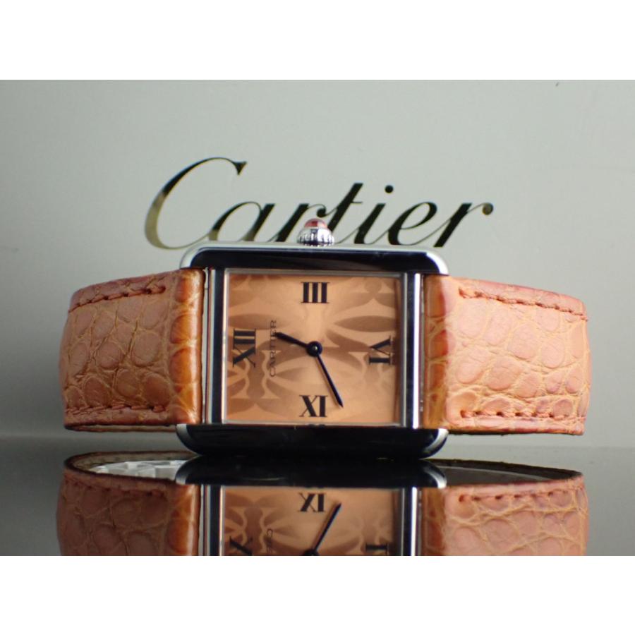 カルティエ タンクソロ SM クォーツ オレンジ文字盤 W1019455 新品仕上げ済 | TANK（Cartier） | 12