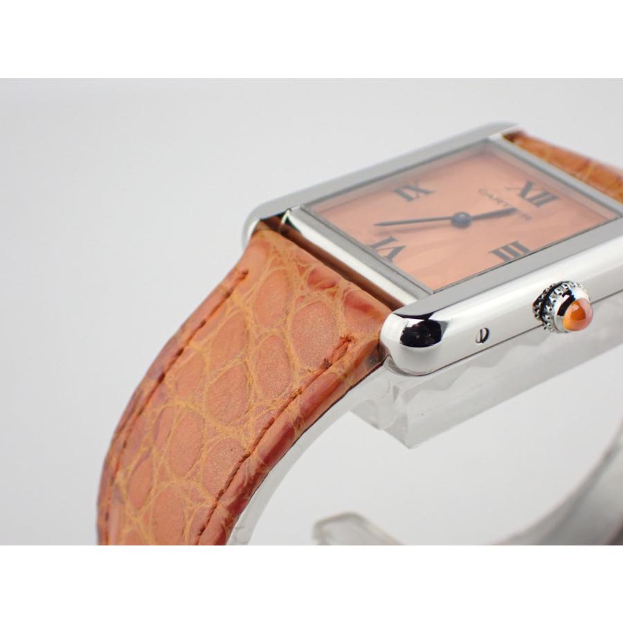 カルティエ タンクソロ SM クォーツ オレンジ文字盤 W1019455 新品仕上げ済 | TANK（Cartier） | 03