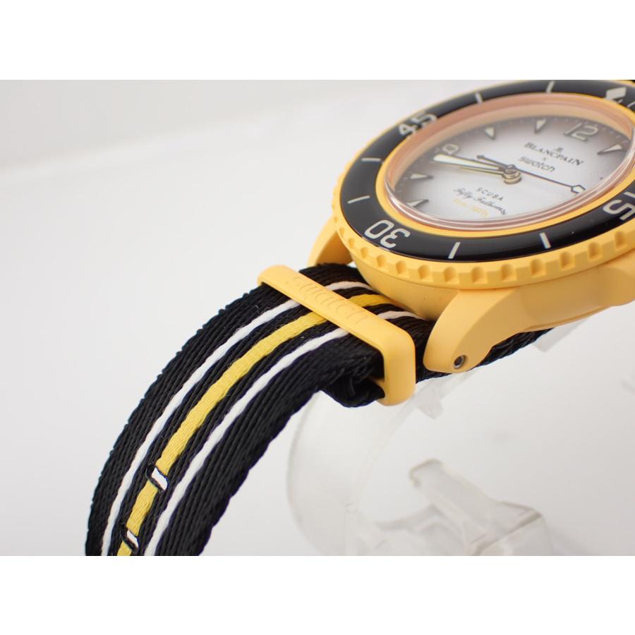 ブランパン スウォッチコラボ バイオセラミックスキューバ 50ファゾムス S035P100 中古美品 | BLANCPAIN | 03