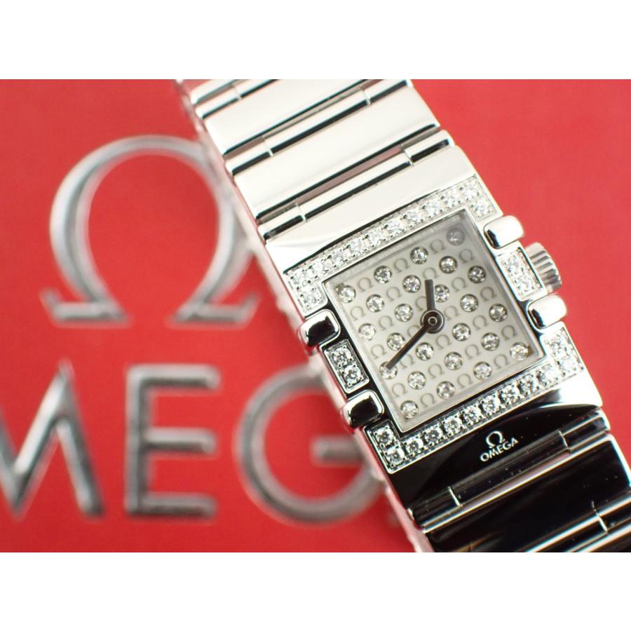 オメガ OMEGA 1539.77 コンステレーション クアドラ ミニ ダイヤベゼル クォーツ レディース 箱・保証書付き_920139 OMEGA（オメガ） OMEGA 1539.77 コンステレーション クアドラ ミニ