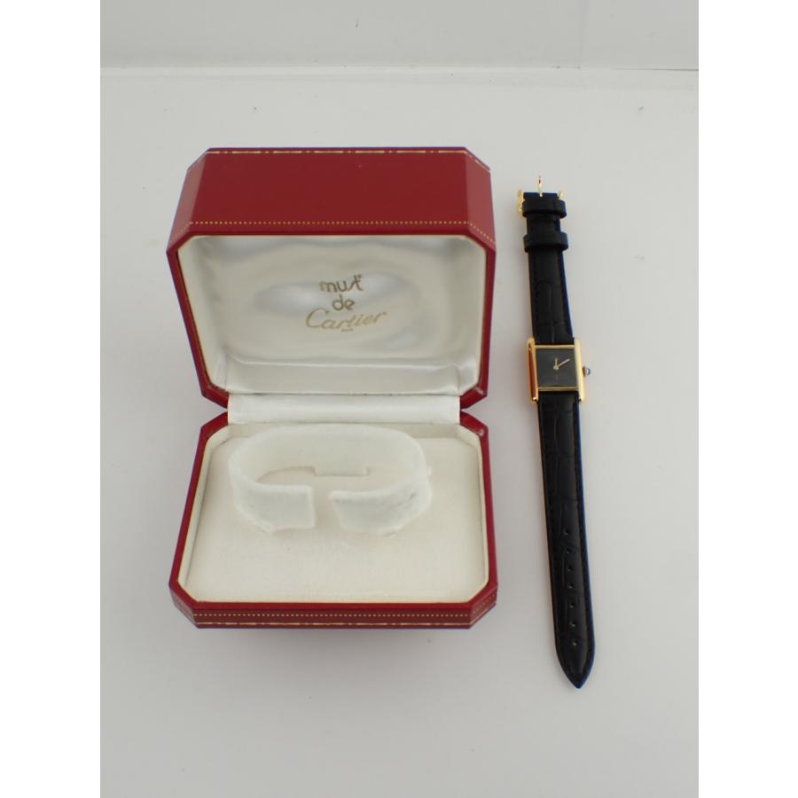 Cartier（カルティエ） マストタンク SM オニキス文字盤 手巻き 新品