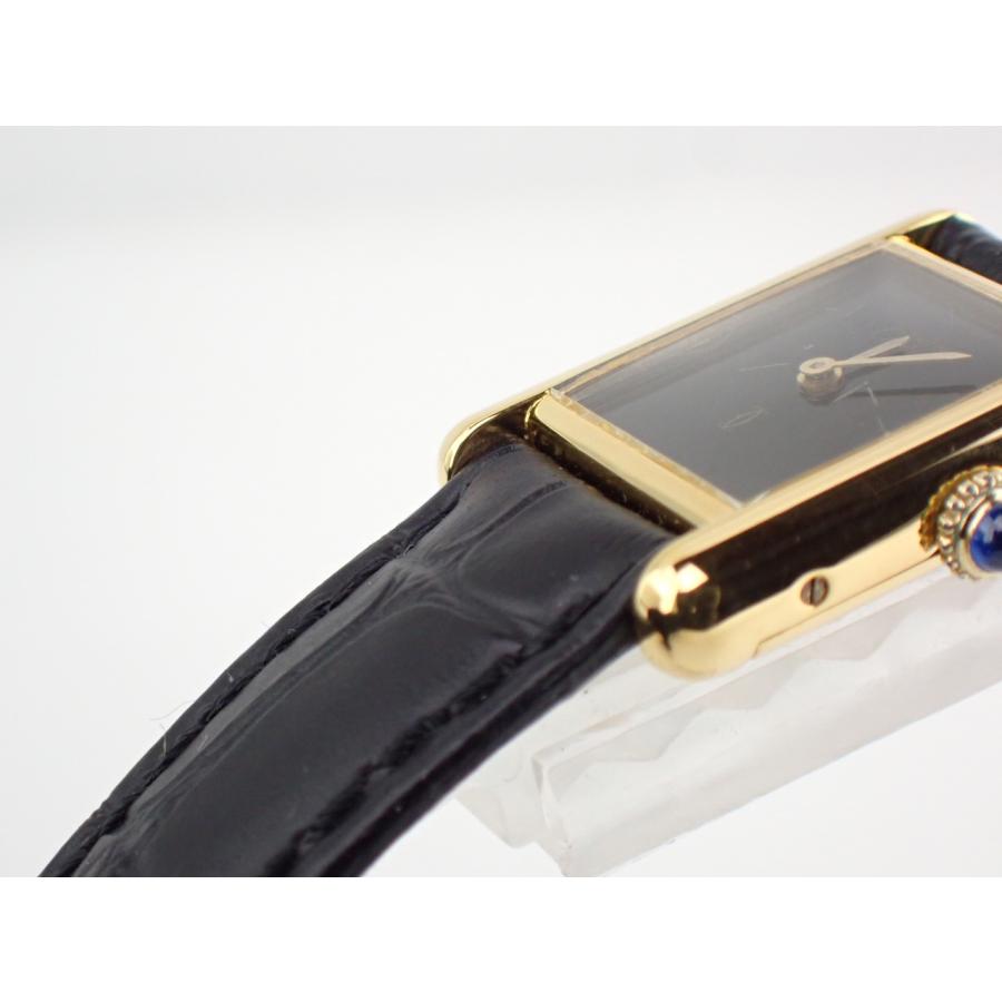 Cartier（カルティエ） マストタンク SM オニキス文字盤 手巻き 新品