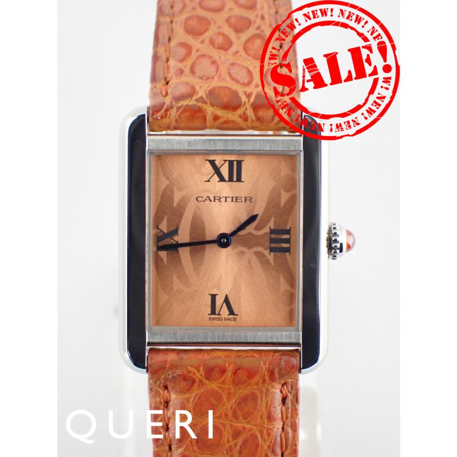 TANK（Cartier） カルティエ タンクソロ SM 数量限定 オレンジ文字盤