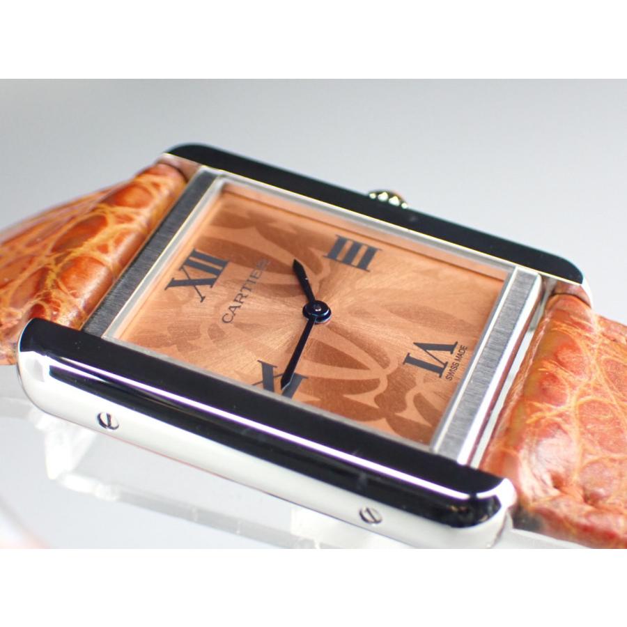 TANK（Cartier） カルティエ タンクソロ SM 数量限定 オレンジ文字盤