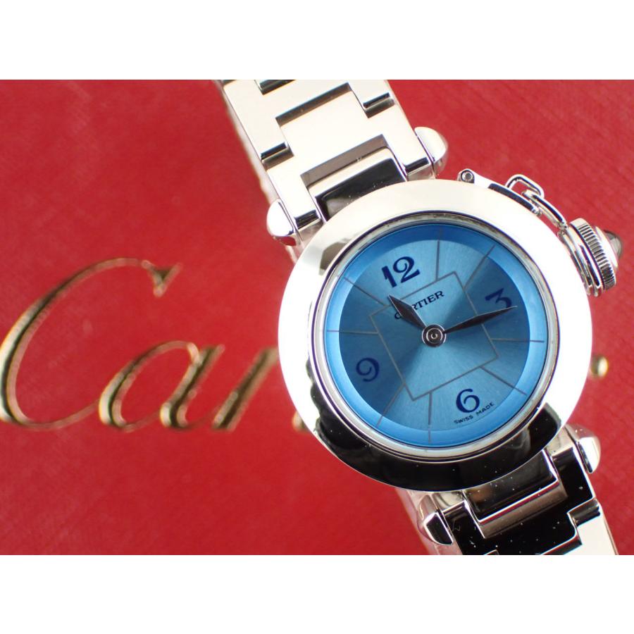 カルティエ ミスパシャ 1周年記念モデル レディース ブルー文字盤 W3140024 新品仕上げ済 | Cartier | 11